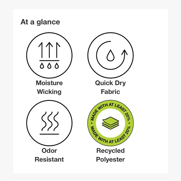 All in Motion fitted cold mock long sleeve top - Picture 4 of 8